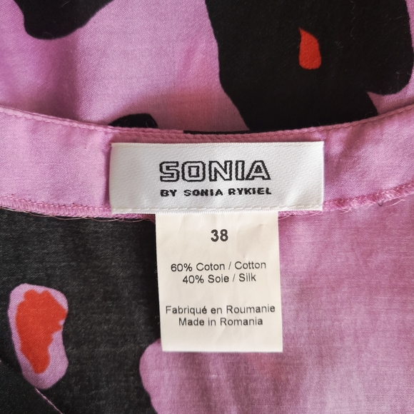 SOLD! Sonia Rykiel silk and cotton mini dress - Picture 5 of 5